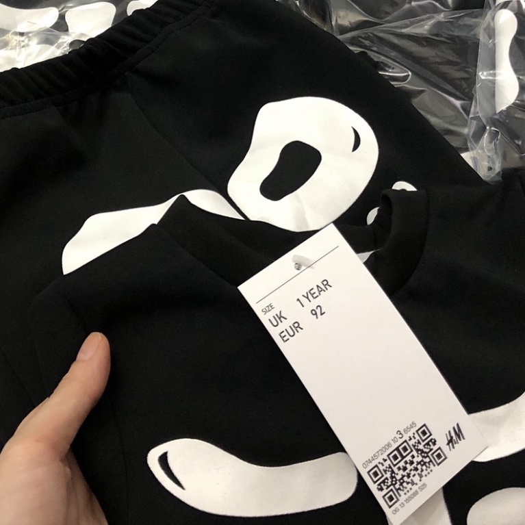 Bộ dài tay thu đông bé trai - Set bộ nỉ xương Hm Haloween cho bé trai size 1-6t