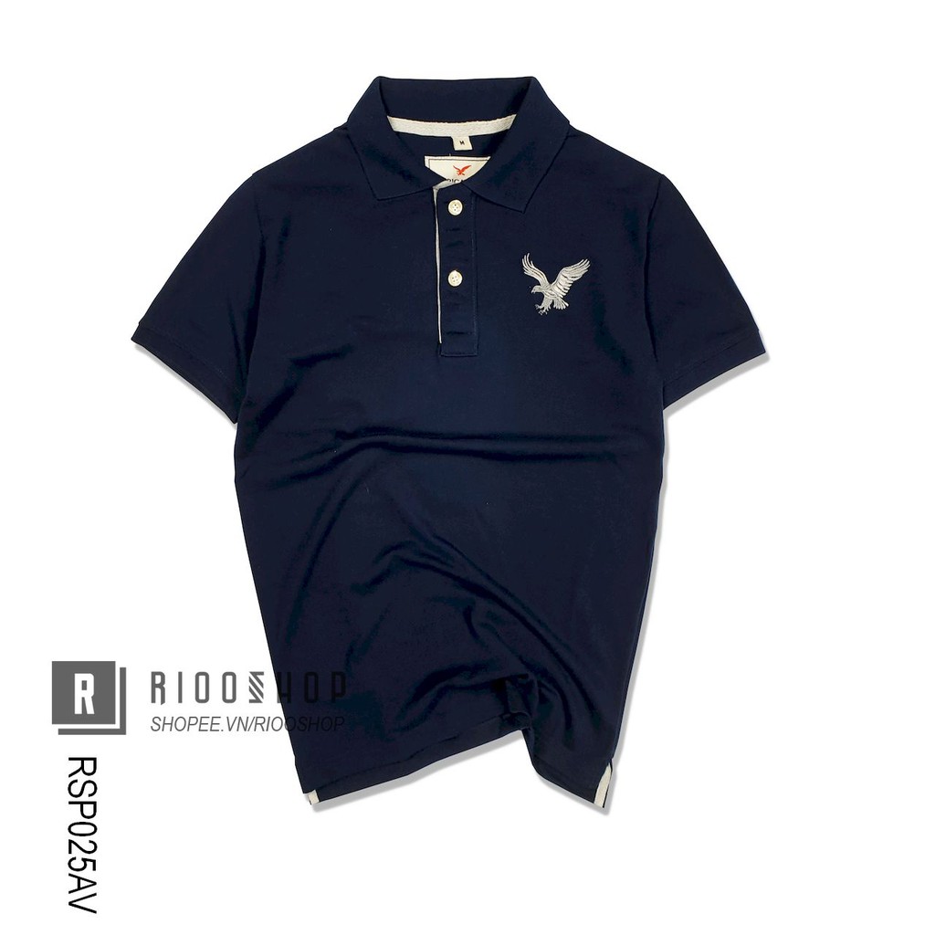 Áo thun polo cá sấu ngắn tay Eagle đơn giản RSP025 có size lớn big size xxl Riooshop | BigBuy360 - bigbuy360.vn