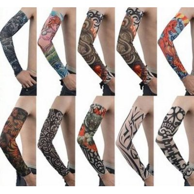 Bao tay hình xăm, găng tay che nắng giả xăm cá tính, thời trang, phong cách