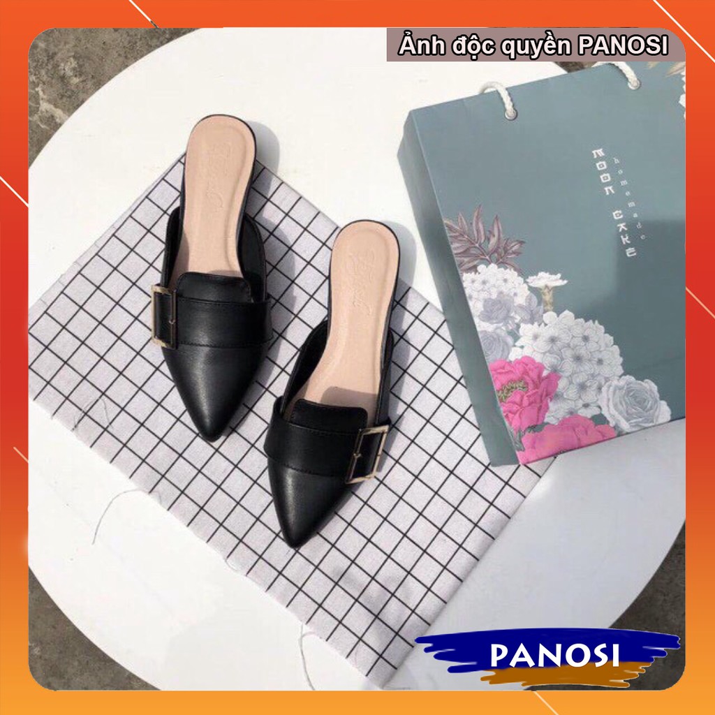 Giày nữ công sở dáng sục móc vuông sang chảnh | BigBuy360 - bigbuy360.vn