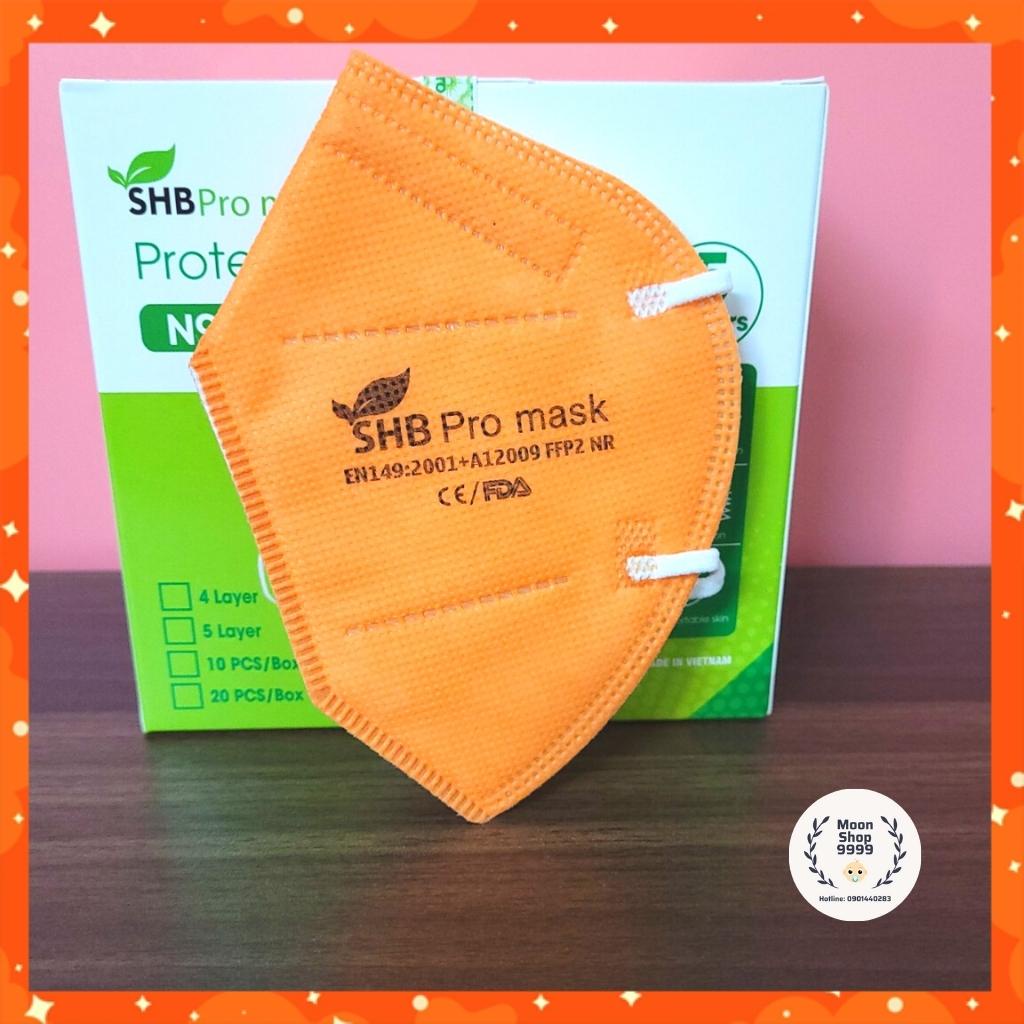 Khẩu trang n95, khẩu trang cho bé, không van, kháng khuẩn, chống nắng, lọc bụi mịn cho bé SHB pro mask - Hàng chính hãng