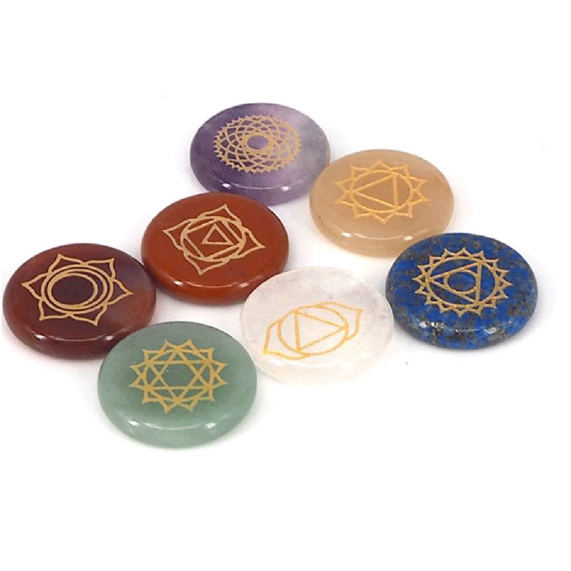 Bộ 7 viên đá chakra chuyên dụng