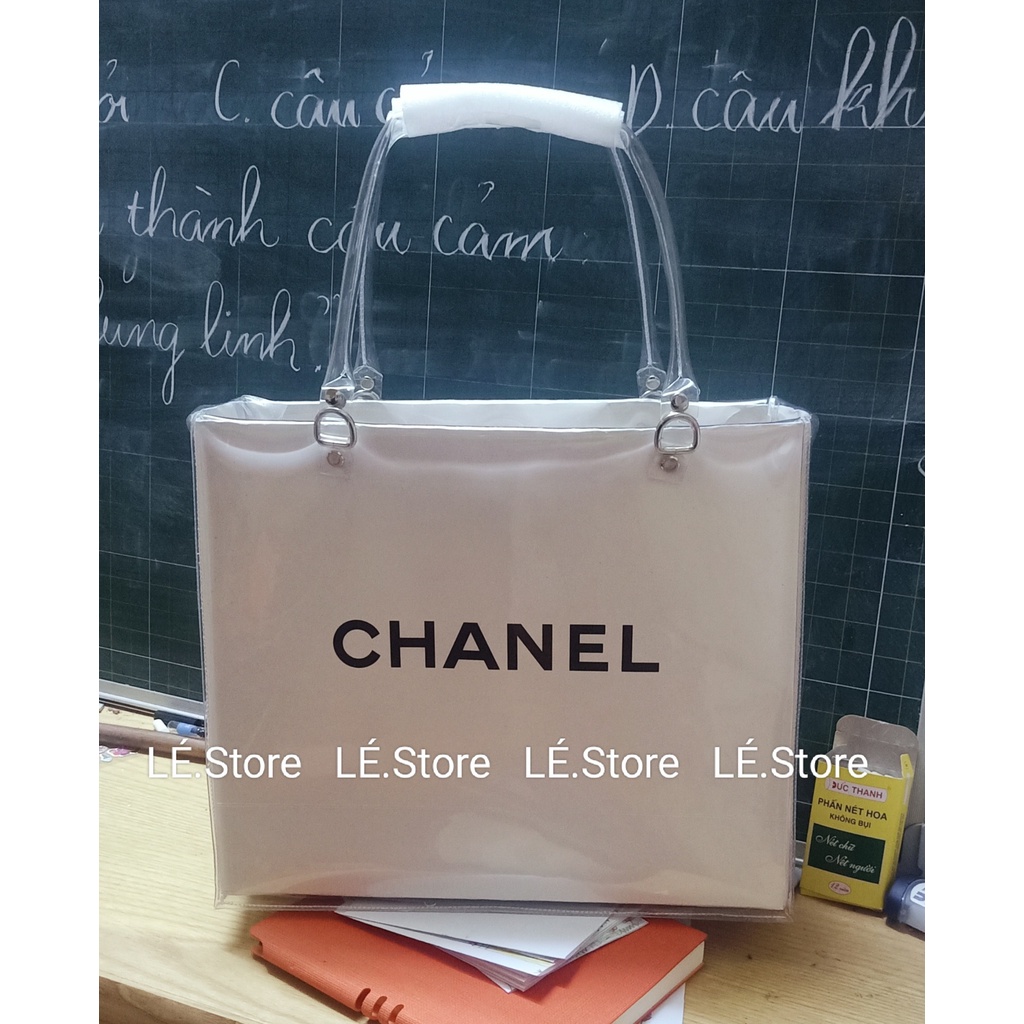 Túi giấy hãng custom size 32 Có Khóa Kéo