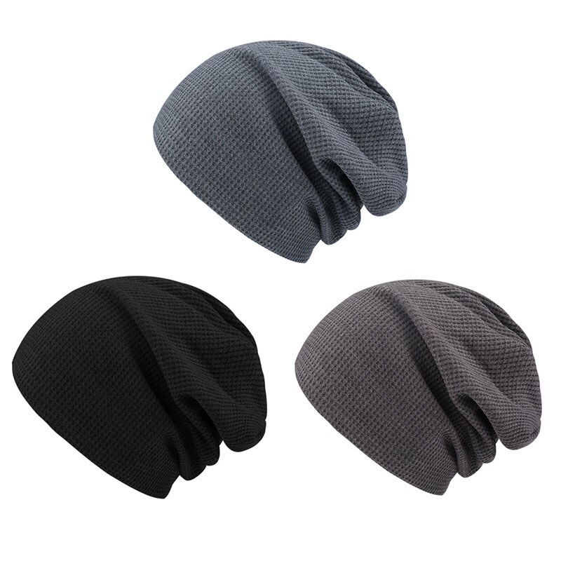 Mũ Dệt Kim Màu Trơn Phong Cách Hiphop Thời Trang Thu Đông Cho Nam Giới