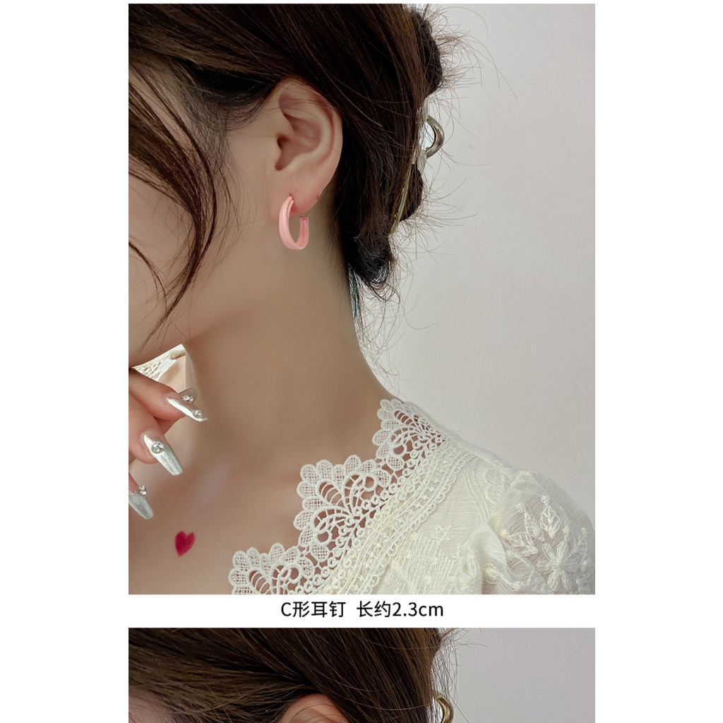 (MớI 2023) Bông Tai HìNh Hoa ĐíNh NgọC Trai Giả Xinh XắN