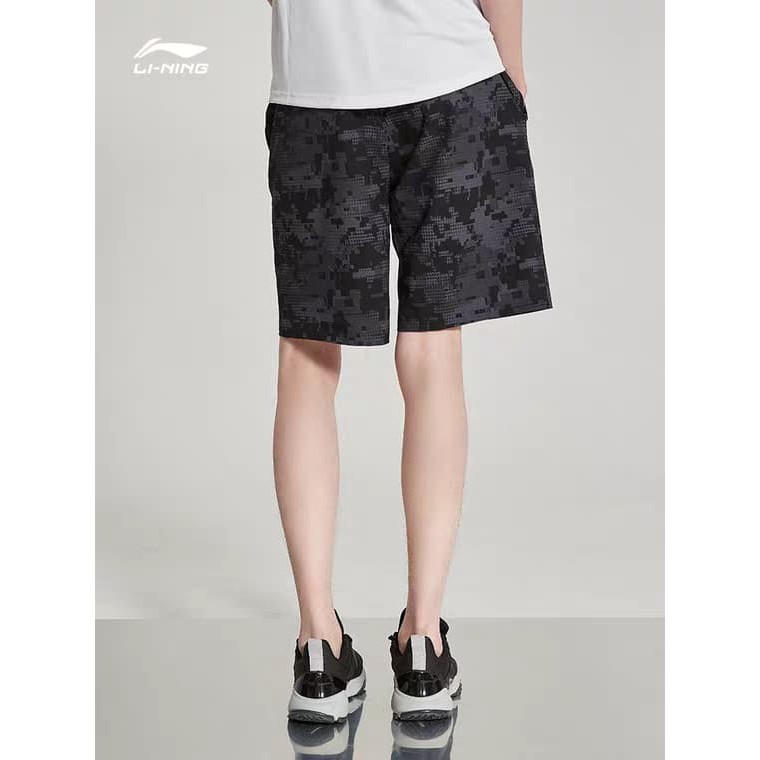 HÈ [Thanh Lí Tồn Size L+XL]Quần Short Thể Thao Nam LINING AKSP043-4-Chính Hãng >> 💯 ་ new , )