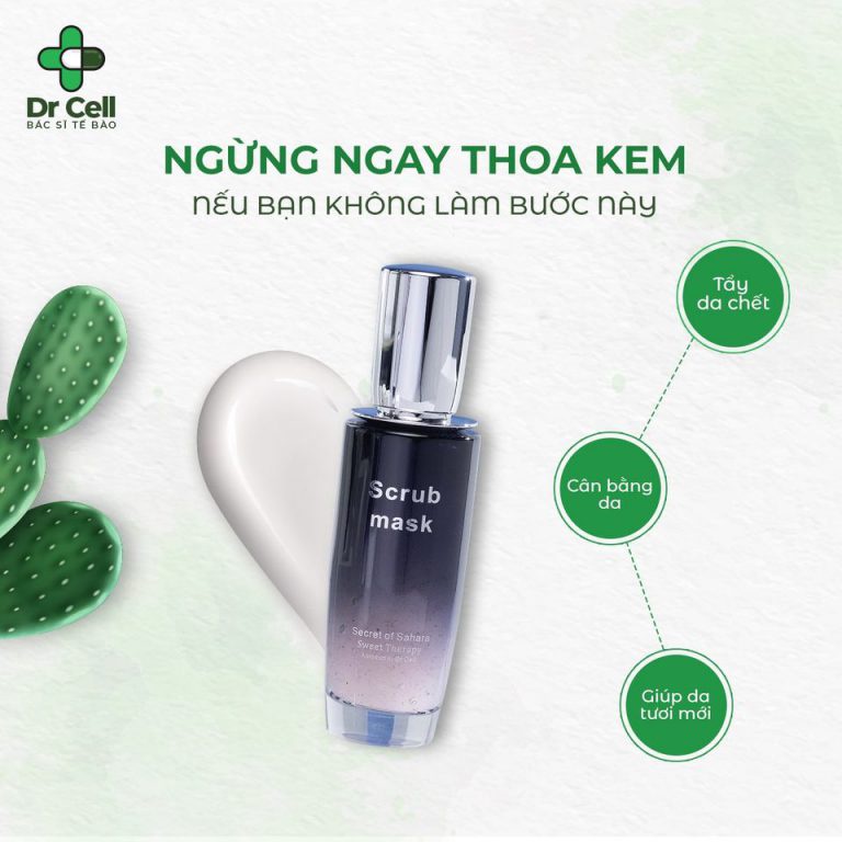 Mua 1 tặng 1- Set 10 gói Tẩy tế bào chết mặt Dr Cell giúp rắng sáng và tăng khả năng hấp thụ dưỡng chất