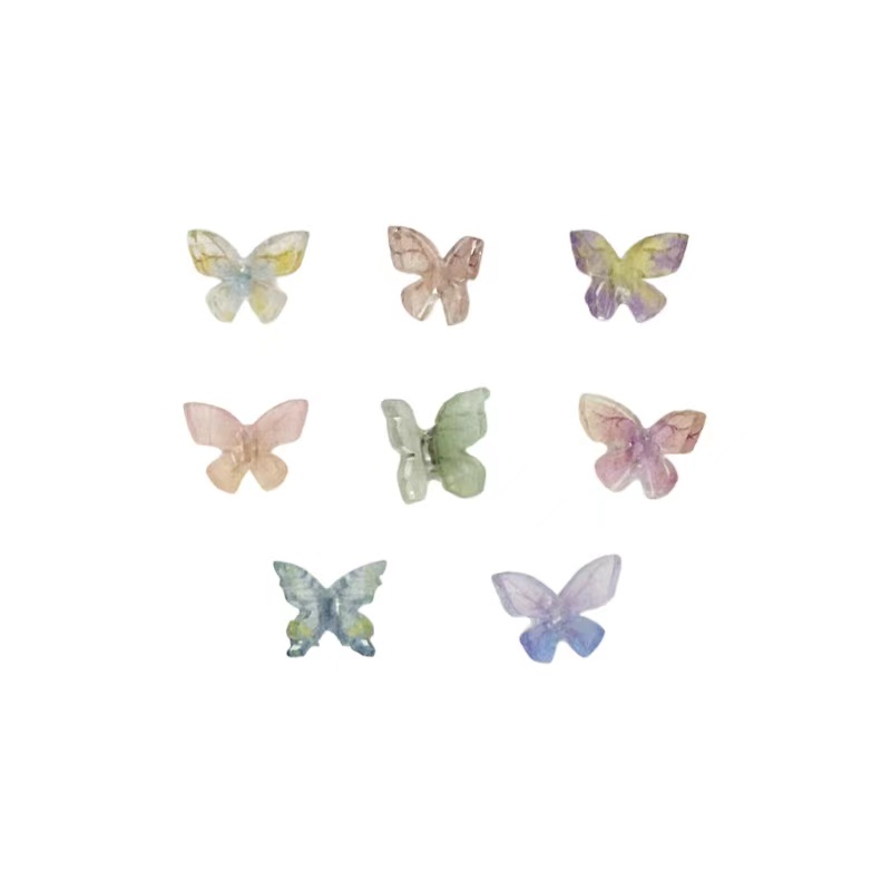 Set 8 Khuyên Tai Hình Bướm Đơn Giản