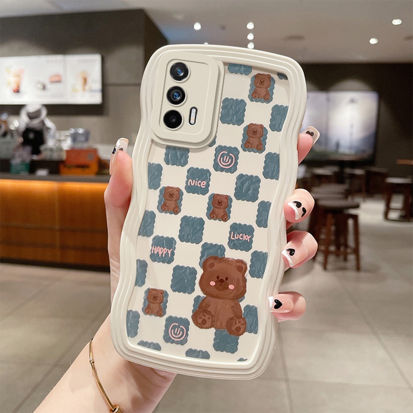Ốp Điện Thoại TPU Mềm Hình Gấu Hoạt Hình Dễ Thương Cho Realme GT Neo Flash GT Neo 2T Q3 Pro Q3i V13 8 8S