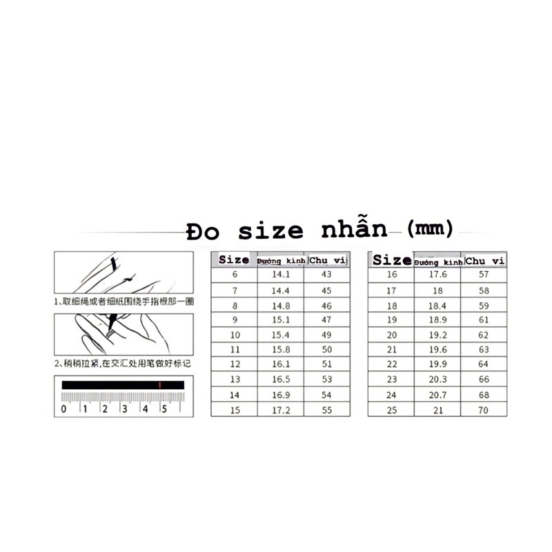Nhẫn xích đá trơn basic