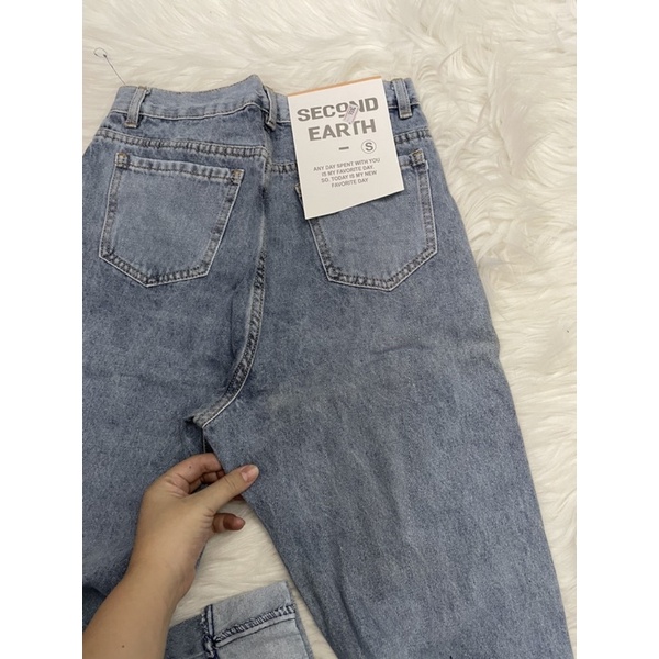 Sale Baggy lỗi Nếp gấp và Ố Bạc Ms 3006