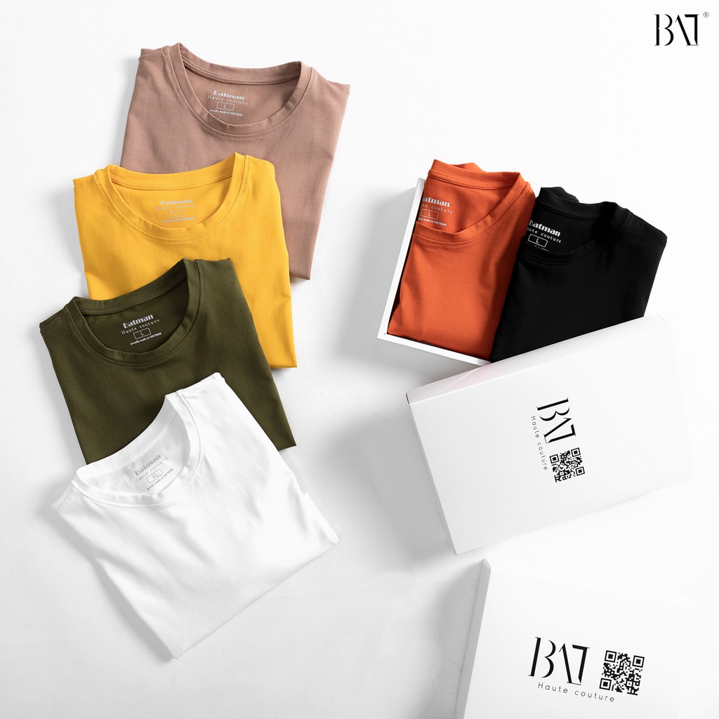 Áo thun nam cổ tròn Batman cộc tay vải Cotton co giãn,dày dặn, form body kiểu dáng hàn quốc