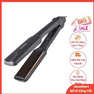 Máy Là Tóc Duỗi Tóc 4 Nấc Nhiệt Bản Pro Size To KEMEI PRO_KM329, Máy tạo kiểu tóc - FastMart