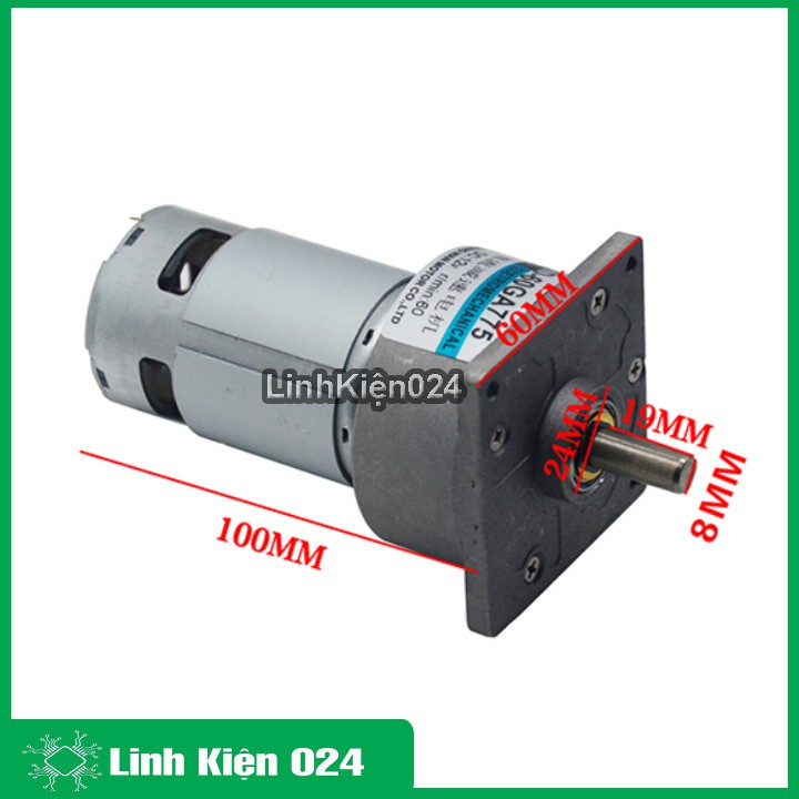 Động Cơ Giảm Tốc Planet RS775 12VDC 35W ( BH : 1 tháng )