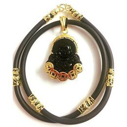 Vòng cổ nam Phật di lặc bọc vàng mạ 18K cực chất.Vòng cổ nam giá tốt