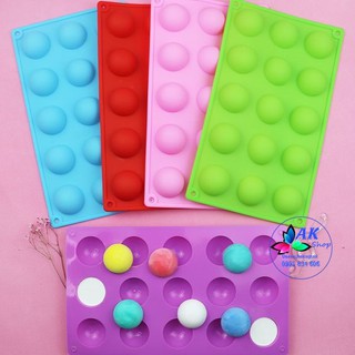 KHUÔN SILLICON 15 BÁN CẦU 3.8CM ( 2503.092)