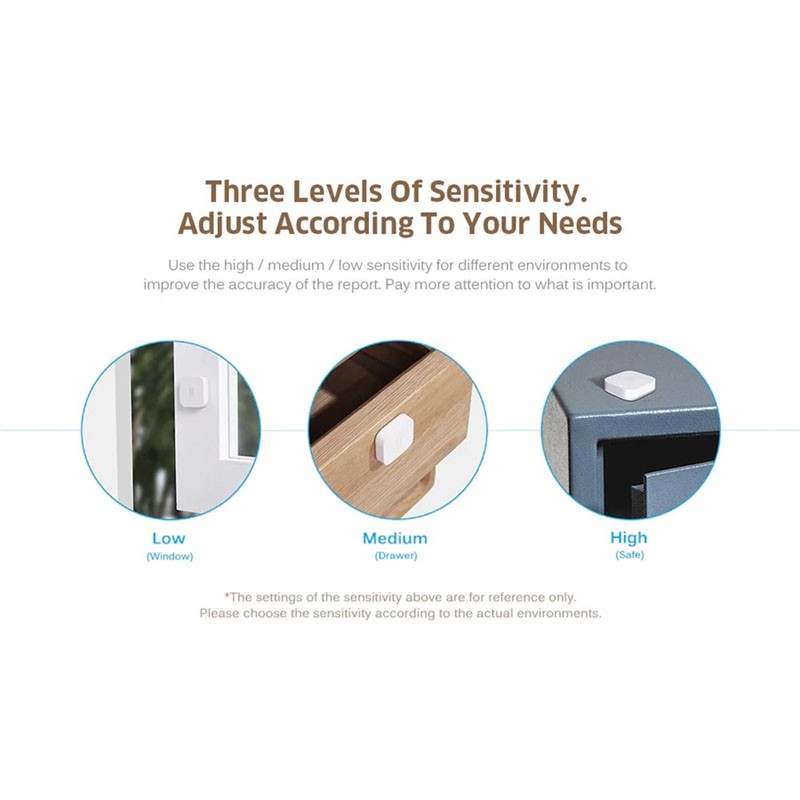 Cảm Biến Rung Thông Minh Aqara Cho Gia Đình Phiên Bản Toàn Cầu Siaomi xiaomi mijia Mi Home App