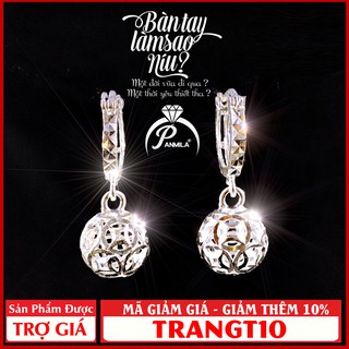 Hoa tai bạc kim tiền panmila : mẫu 2019