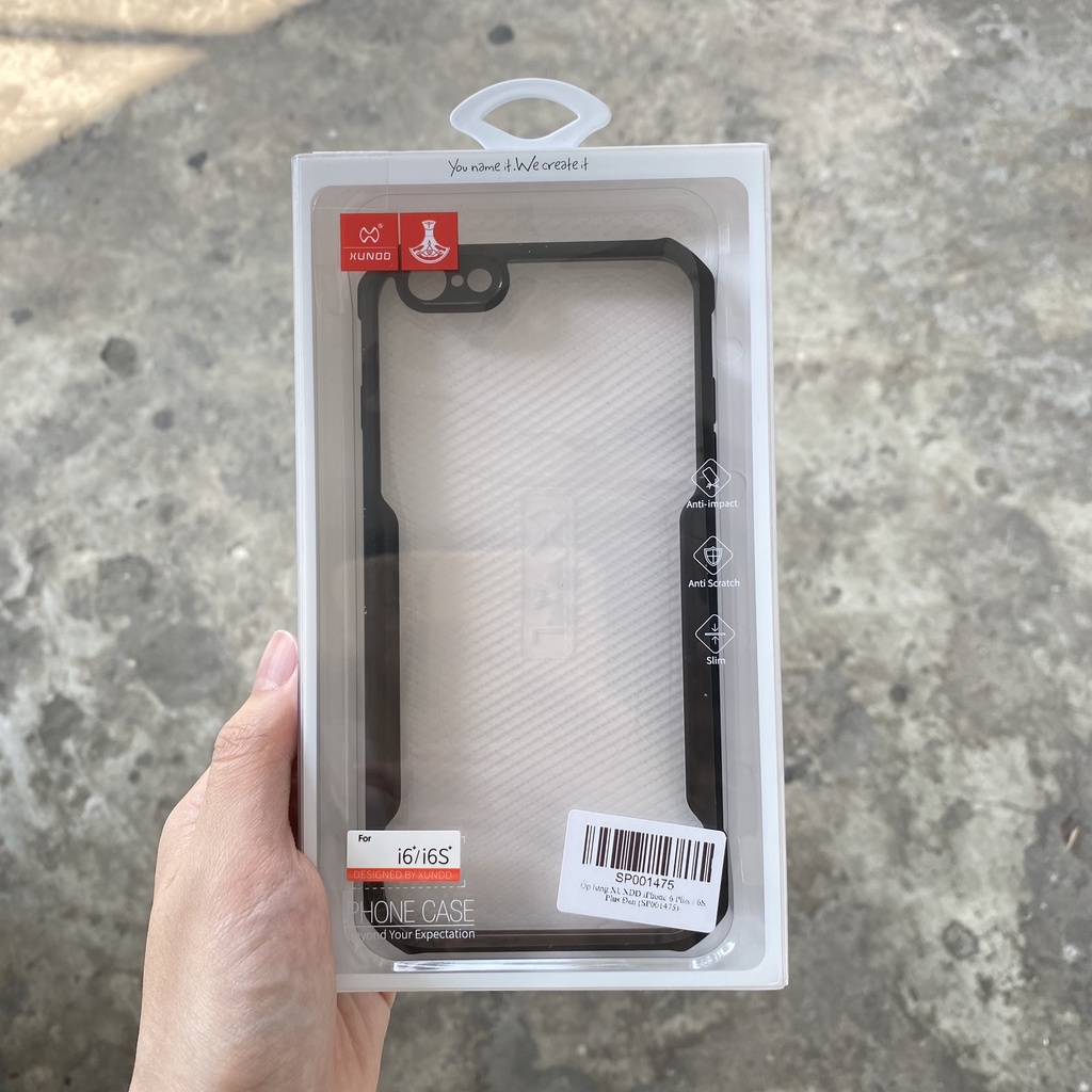 [Hỏa Tốc HCM] Ốp lưng XUNDD iPhone 6+/7+/ 8 Plus,  7/ 8/ SE 2020 (BEETLE SERIES) - Chống shock, Mặt lưng trong - Đen