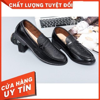 GIÀY LƯỜI NAM- GIÀY LƯỜI DA CÔNG SỞ- DA BÒ THẬT