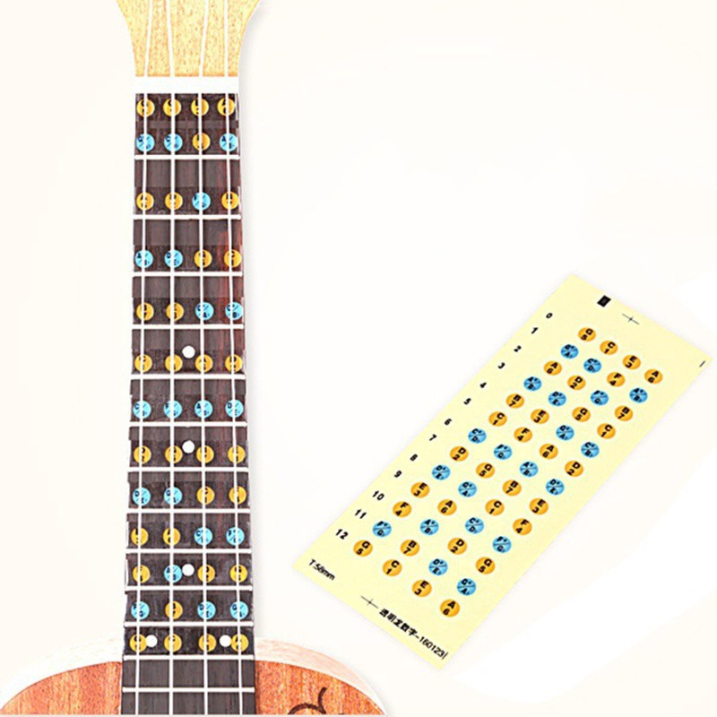 Miếng dán nốt nhạc Ukulele Sticker