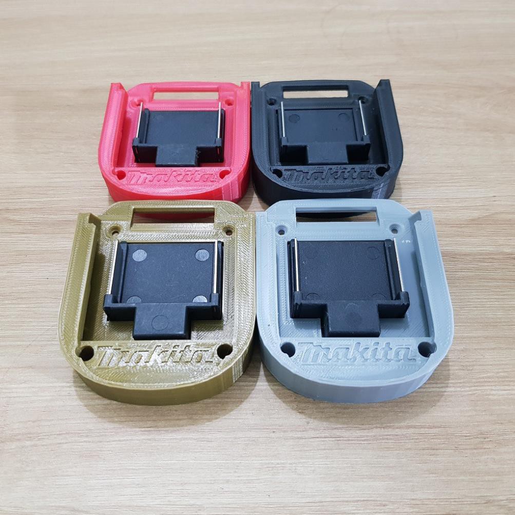 Đế gài dùng nguồn pin Makita kèm chân tiếp điểm cho nhiều máy khác