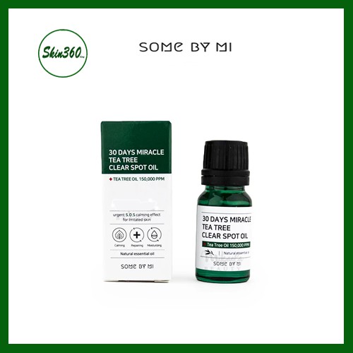 Tinh dầu Some by mi ❤️freeship❤️ Tinh dầu tràm trà Some By Mi 30 Days Miracle Tea Tree Clear Spot Oil 10ml