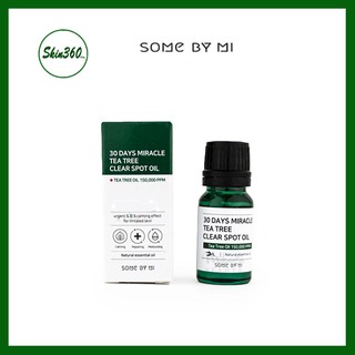 Tinh dầu Some by mi ❤️freeship❤️ Tinh dầu tràm trà Some By Mi 30 Days Miracle Tea Tree Clear Spot Oil 10ml