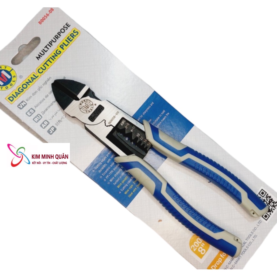 Kìm Cắt Đa Năng Cao Cấp Thép CR-V 8&quot;/200mm B0056-08 CMART