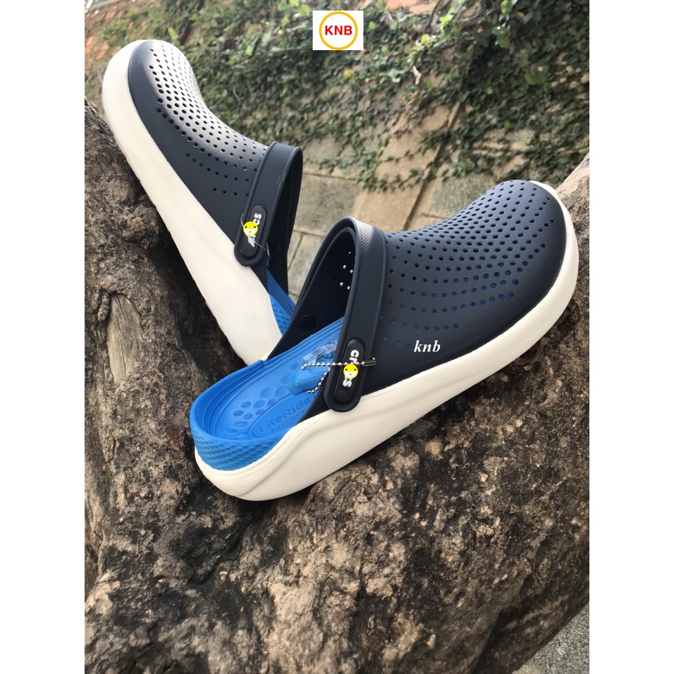 Dép cross literide quai ngang bít đầu Nam Nữ Đen Xanh | BigBuy360 - bigbuy360.vn