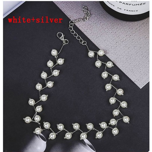 Vòng cổ choker đính ngọc trai sang trọng cho nữ