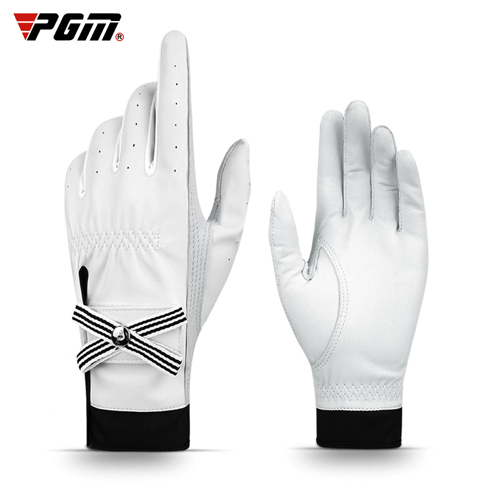 1 Đôi Găng Tay Da Cừu Thoáng Khí Chống Trượt Cho Nữ Chơi Golf