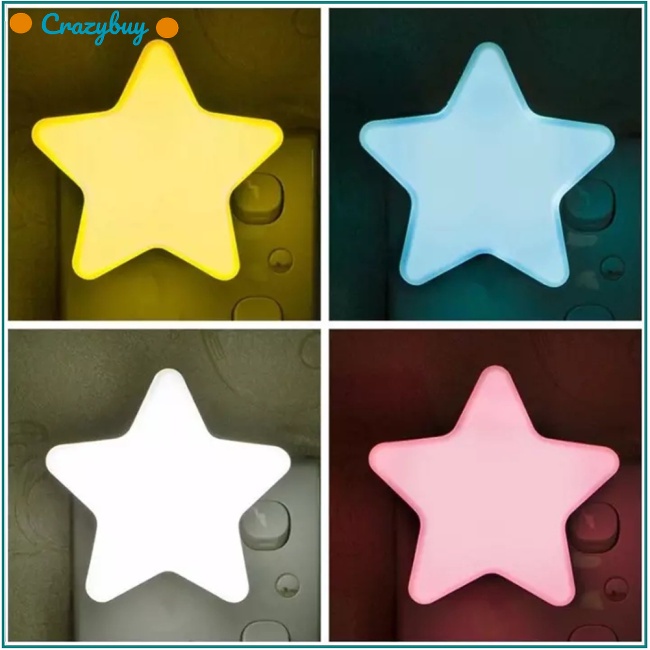 Cr Đèn Ngủ Led Cảm Ứng Hình Ngôi Sao Mini Cho Phòng Ngủ Của Bé