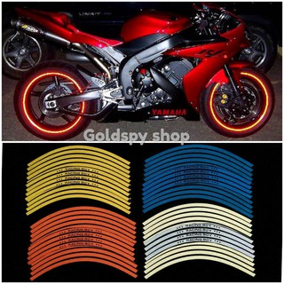 Tem dán vành xe máy phản quang - tem Decal dán vành RACING BOY ( giá 1 bộ )  C202_u