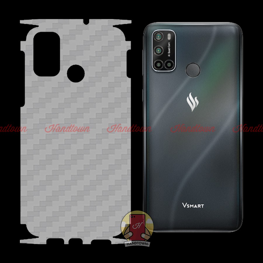Miếng dán lưng cacbon full viền Vsmart Joy 4