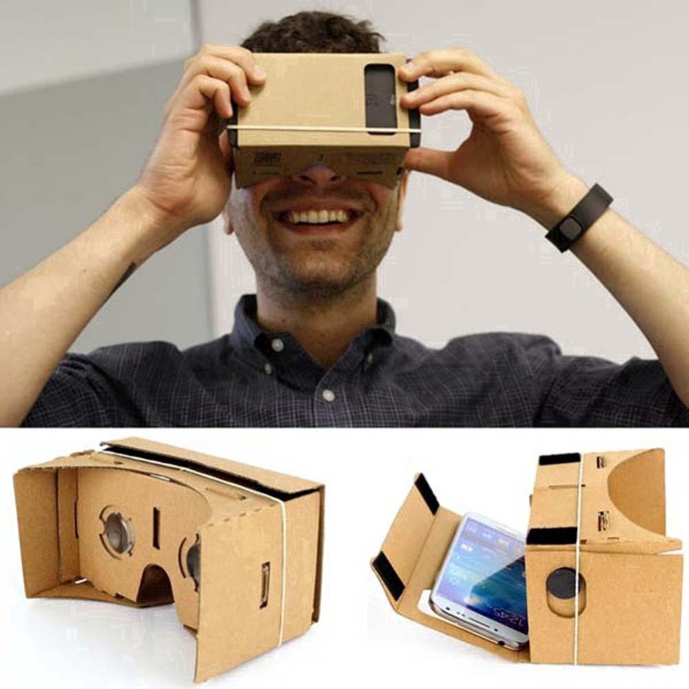 DIY Magnetic 3D Virtual Reality Glasses Google Cardboard For Smartphones