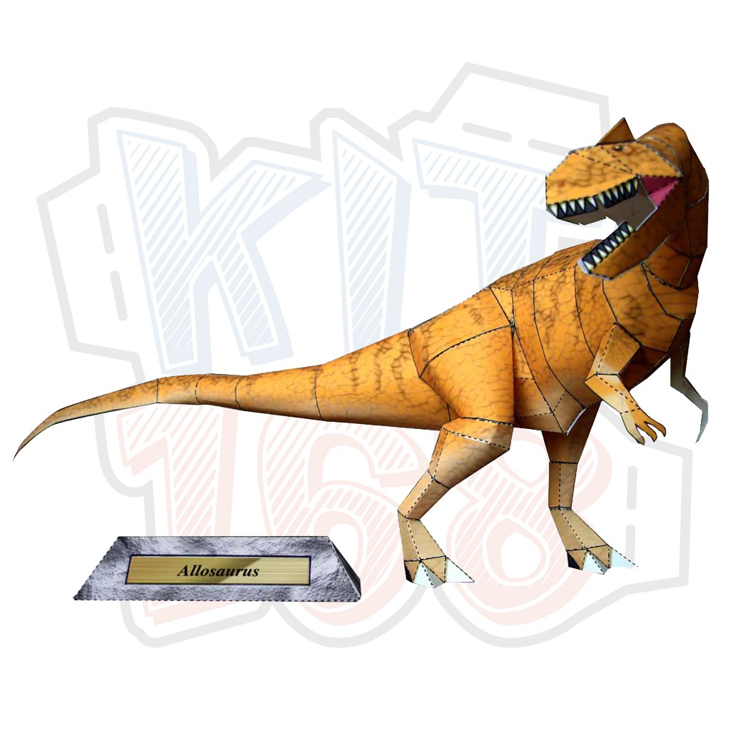 Mô hình giấy Khủng long Allosaurus