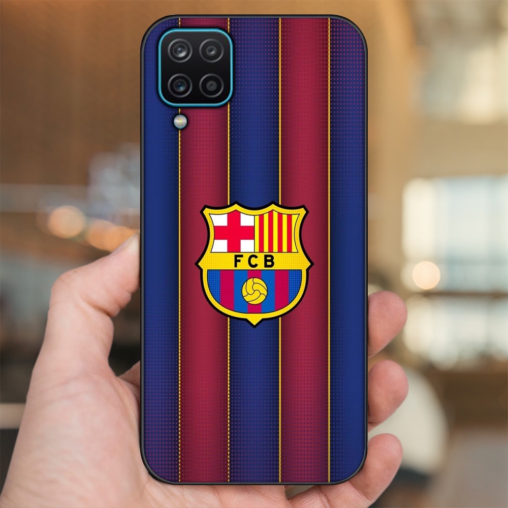 Ốp lưng Samsung A12 5G, M12 viền đen in hình Barcelona Barca