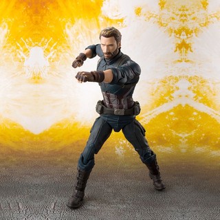 Mô hình nhân vật Avengers Infinity War: Captain America & Effect Explosion