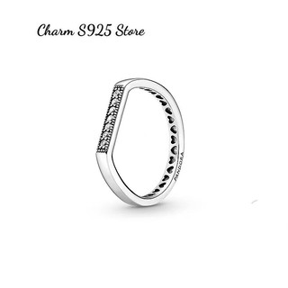 NHẪN ĐEO TAY PAN ALE BẠC S925 THUẦN KHIẾT MẶT ĐÍNH ĐÁ HÀNG CAO CẤP