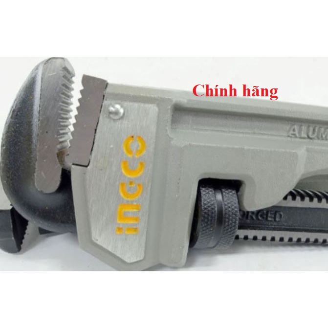 ĐỒ NGHỀ INGCO Mỏ lết mở ống chuyên dùng tay nhôm (14 &quot;)  HALPW0114 (Cam kết Chính Hãng 100%)