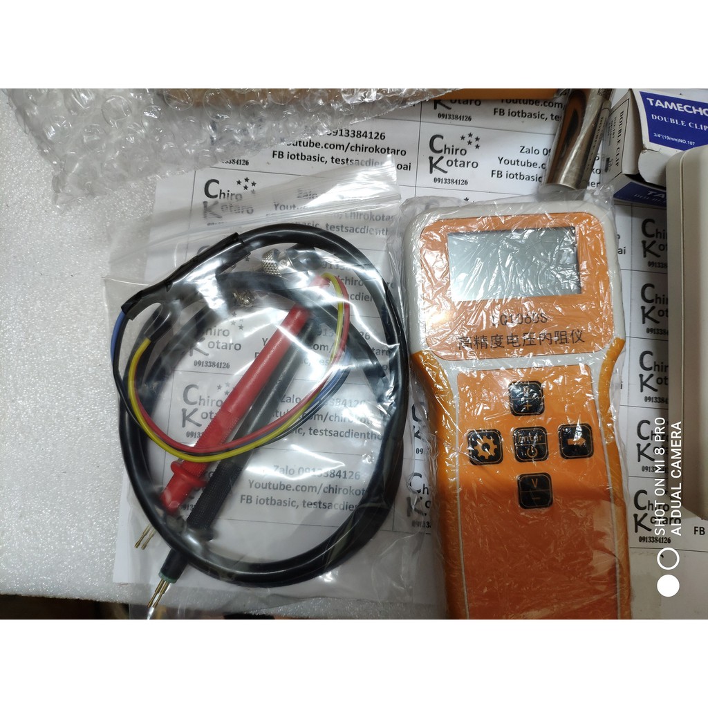Thiết bị đo nội trở pin để xác định dòng xả và chất lượng pin theo AC impedance YR1030+, ER Tester, LQ1060S