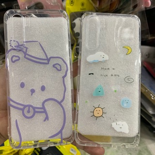 Ốp lưng Oppo Reno 3 / A91 dẻo trong in hình kute