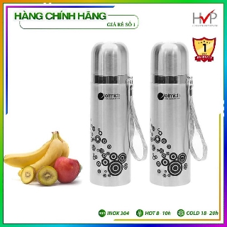 [Tặng túi vải bố HVP]-Ly giữ nhiệt - Bình giữ nhiệt Elmich 5458, inox 304, dung tích 500ml