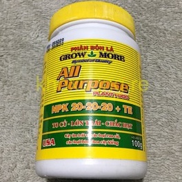 Phân Bón Lá Grow More (30-10-10_6-30-30_20-20-20) Chuyên Hoa và cây kiểng