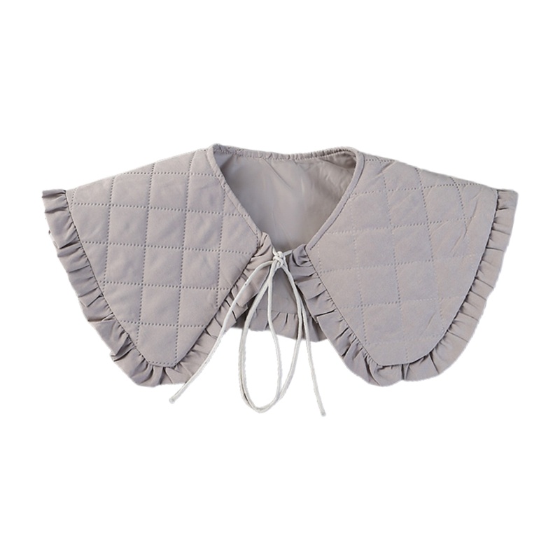 Cổ Áo Rời Giả Nhún Bèo Đơn Giản Thời Trang Cho Nữ