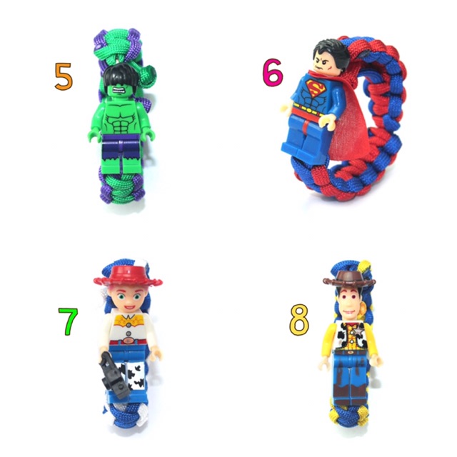 Vòng tay Lego thắt dây siêu đẹp 1 vòng ngẫu nhiên xinh xắn