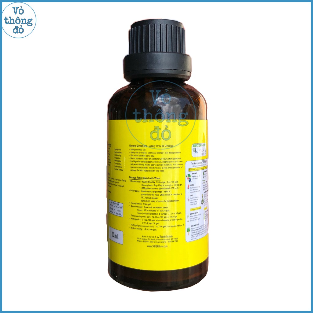 Super thrive 50ml - Kích thích tăng trưởng cho cây