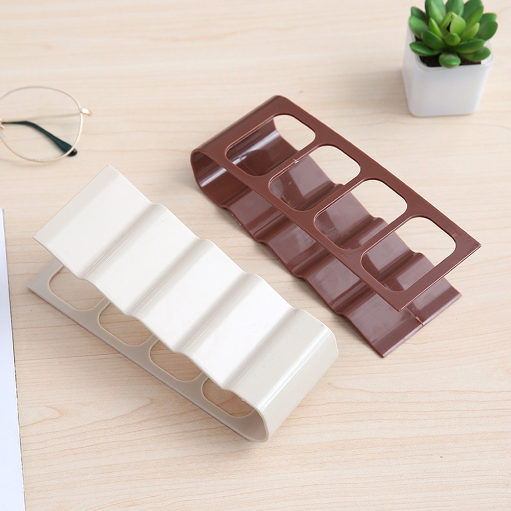 Giá Đỡ Điều Khiển TV / Điện Thoại Để Bàn 4 Ngăn Tiện Lợi