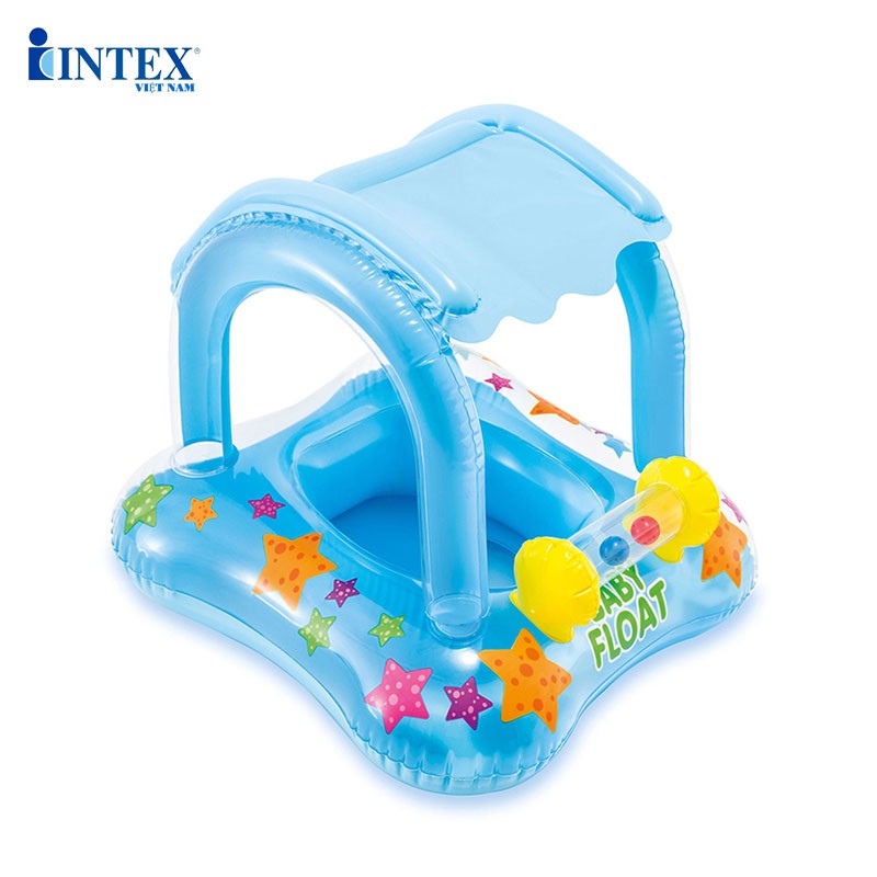 [LIFEMALL25015 - 12% đơn 250K] Phao bơi xỏ chân có mái che cho bé INTEX 56581/ 56573/56584